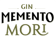 Logo de la empresa Memento Mori dedicada a Licor Ginebra protegida por Estudio Deluglio & Asociados